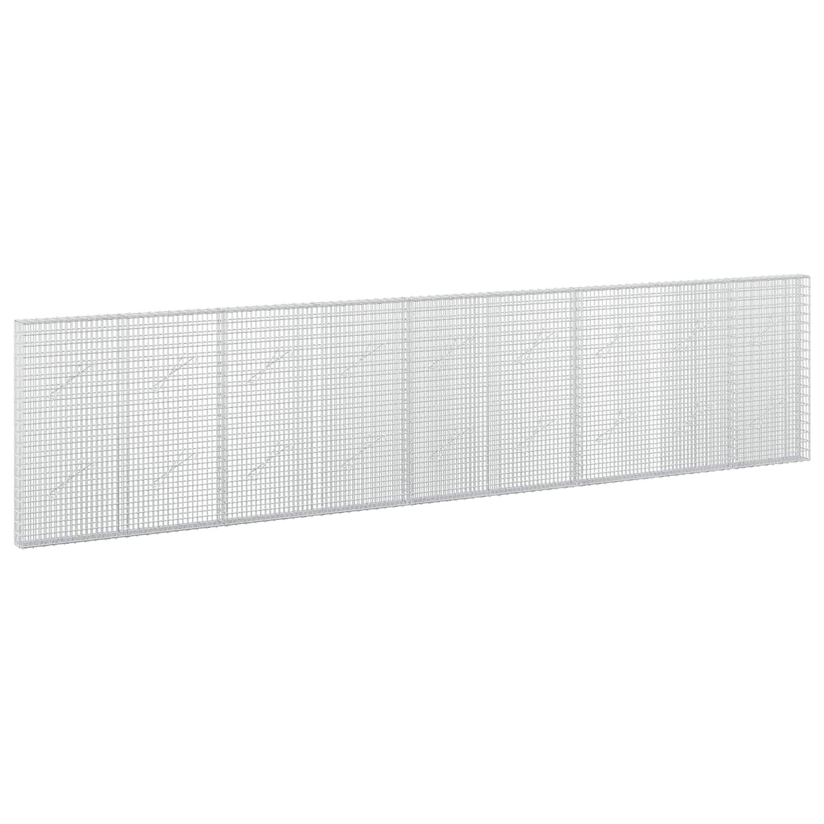 Gabionas su 5 mm viela ir 5x2,5 cm tinkleliu 450x10x100 cm