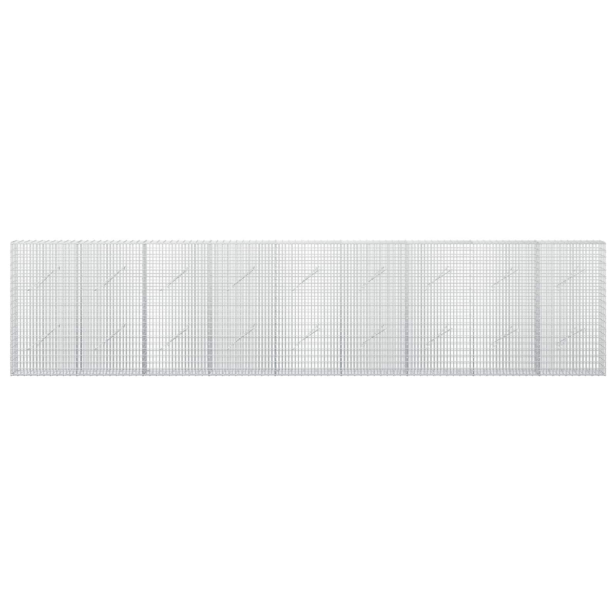 Gabionas su 5 mm viela ir 5x2,5 cm tinkleliu 450x10x100 cm