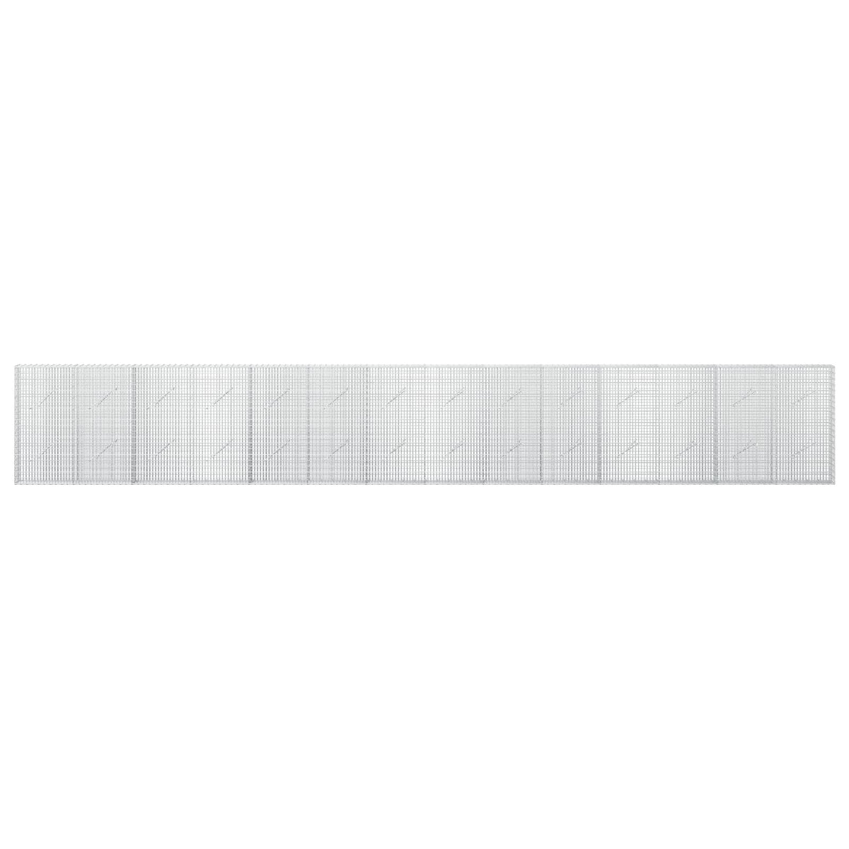 Gabionas su 5 mm viela ir 5x2,5 cm tinkleliu 700x10x100 cm