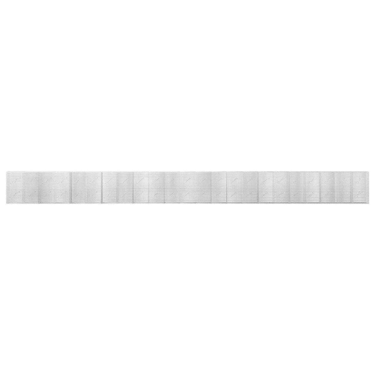 Gabionas su 5 mm viela ir 5x2,5 cm tinkleliu 1150x10x100 cm