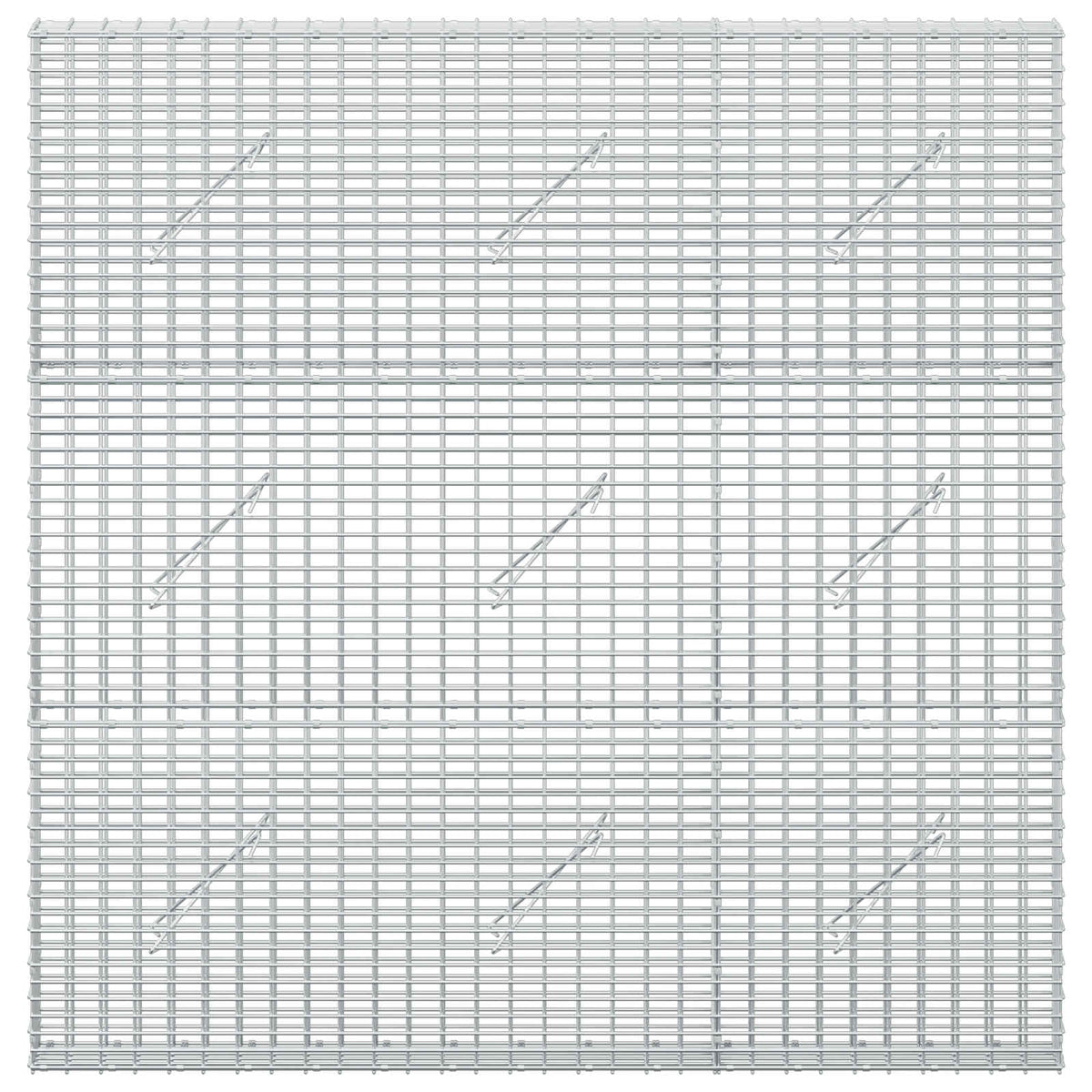Gabionas su 5 mm viela ir 5x2,5 cm tinkleliu 150x10x150 cm