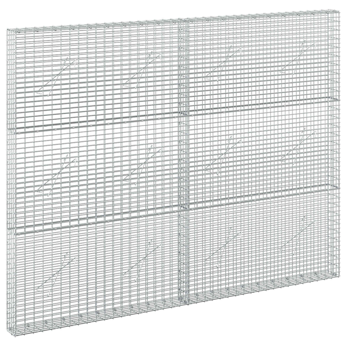 Gabionas su 5 mm viela ir 5x2,5 cm tinkleliu 200x10x150 cm