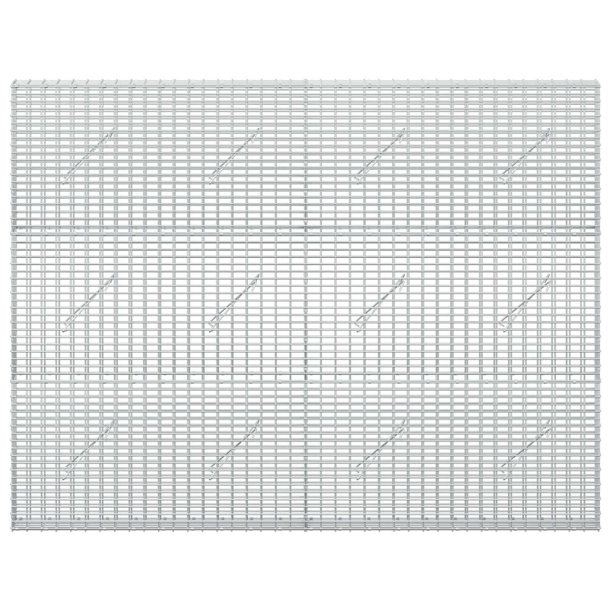 Gabionas su 5 mm viela ir 5x2,5 cm tinkleliu 200x10x150 cm