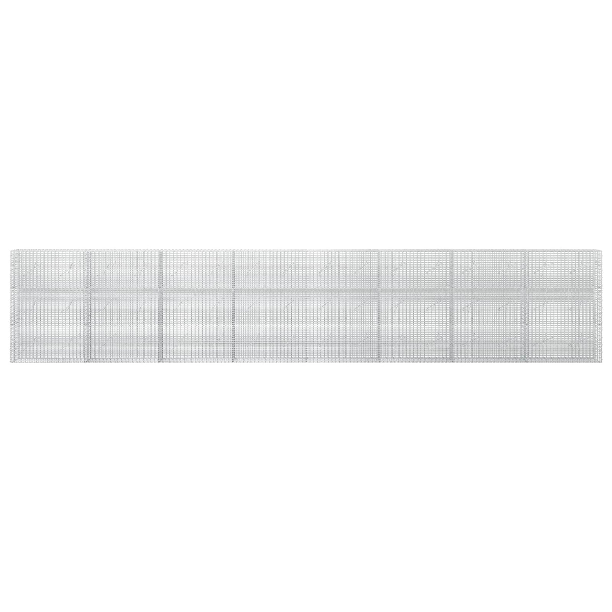 Gabionas su 5 mm viela ir 5x2,5 cm tinkleliu 800x10x150 cm