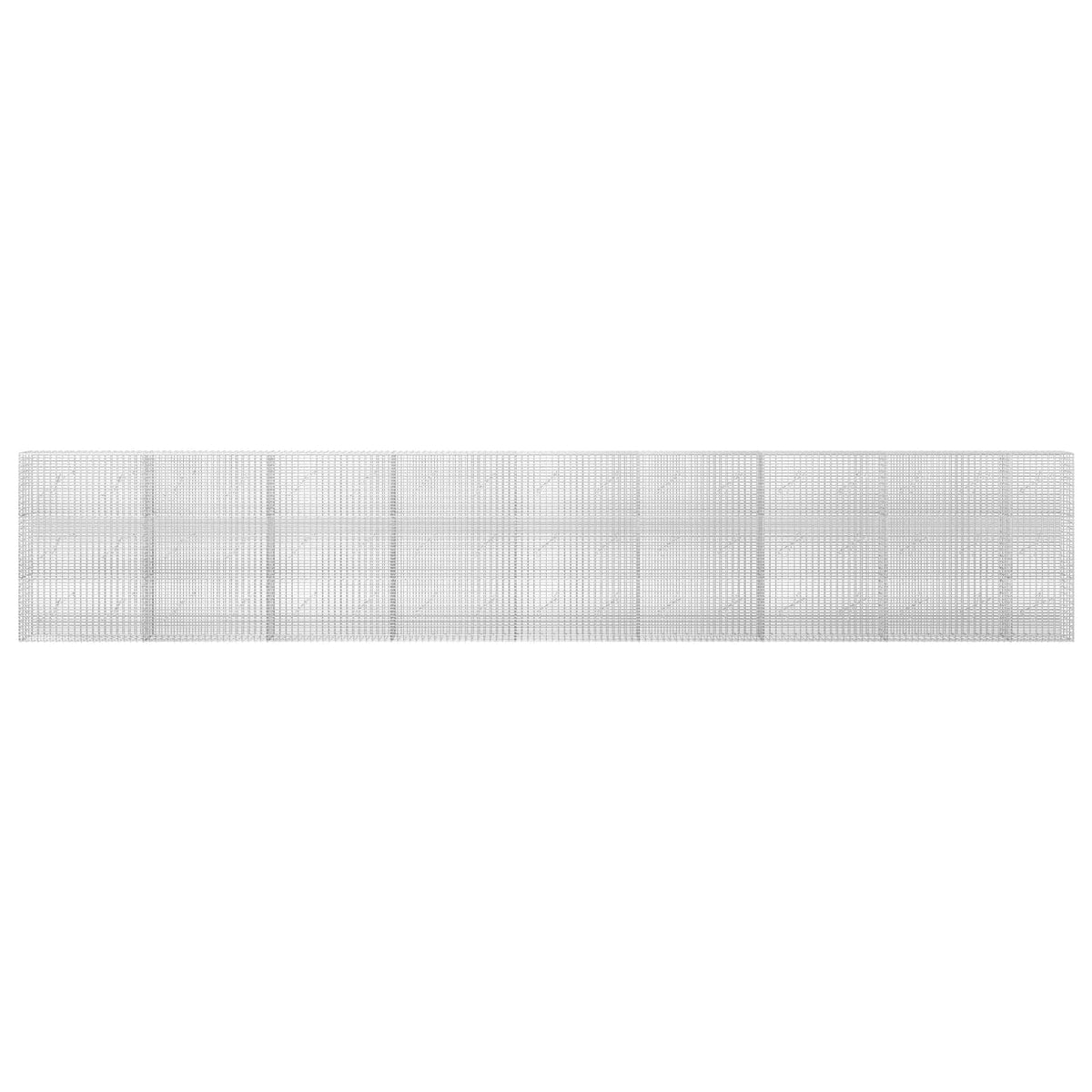 Gabionas su 5 mm viela ir 5x2,5 cm tinkleliu 850x10x150 cm