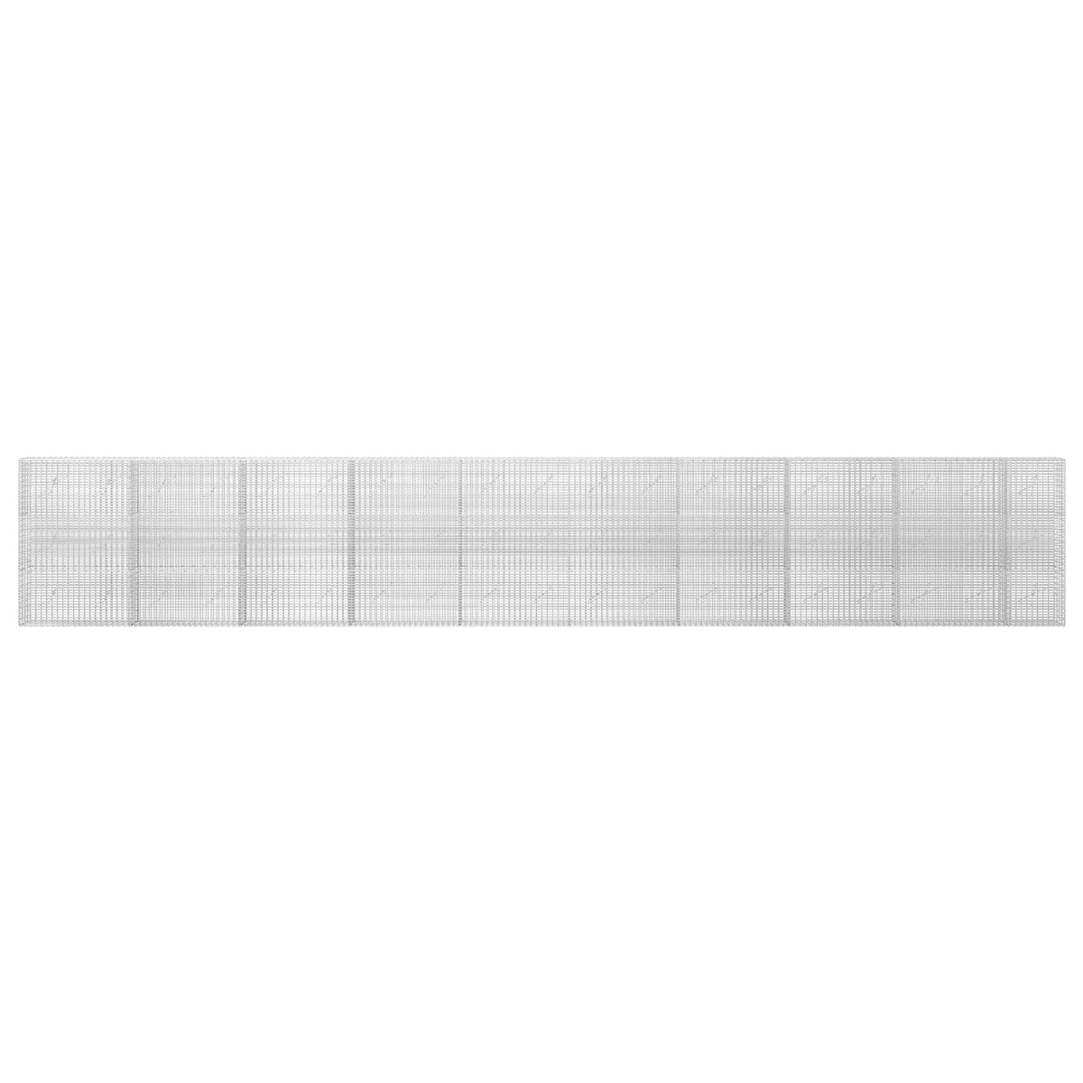Gabionas su 5 mm viela ir 5x2,5 cm tinkleliu 950x10x150 cm