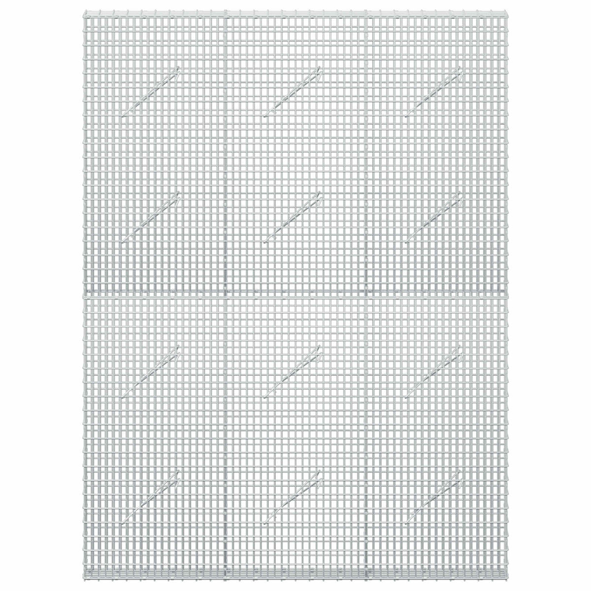 Gabionas su 5 mm viela ir 5x2,5 cm tinkleliu 150x10x200 cm