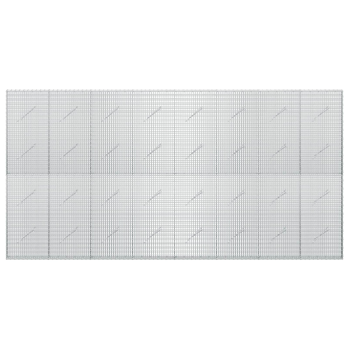 Gabionas su 5 mm viela ir 5x2,5 cm tinkleliu 400x10x200 cm