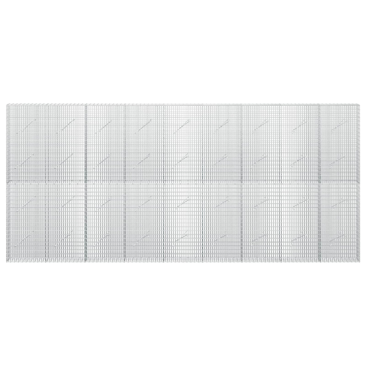 Gabionas su 5 mm viela ir 5x2,5 cm tinkleliu 450x10x200 cm