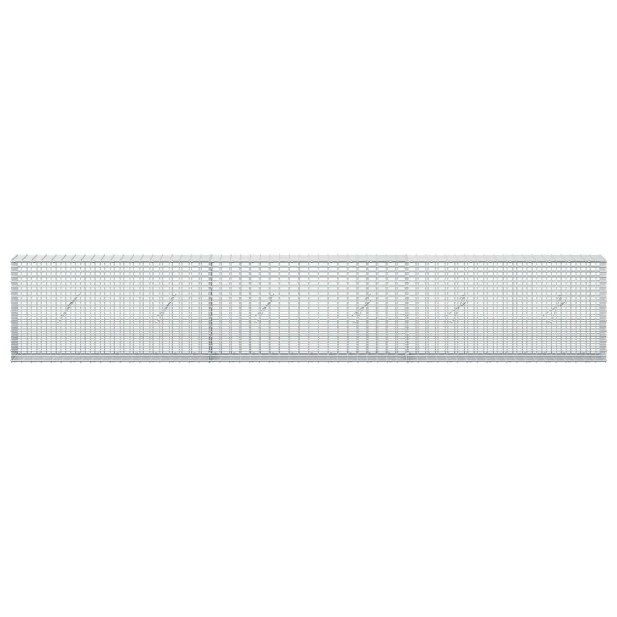 Gabionas su 5 mm viela ir 5x2,5 cm tinkleliu 300x20x50 cm
