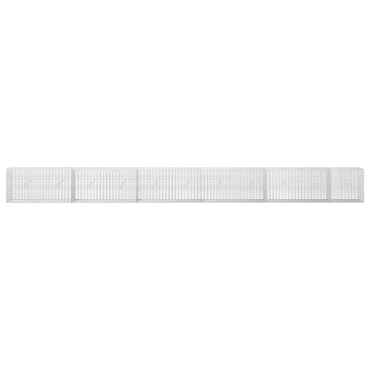 Gabionas su 5 mm viela ir 5x2,5 cm tinkleliu 550x20x50 cm