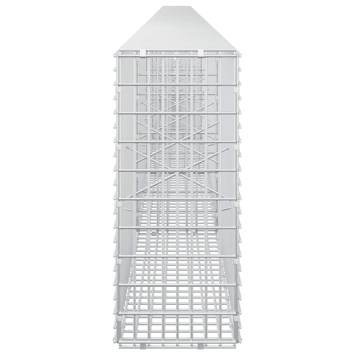 Gabionas su 5 mm viela ir 5x2,5 cm tinkleliu 700x20x50 cm