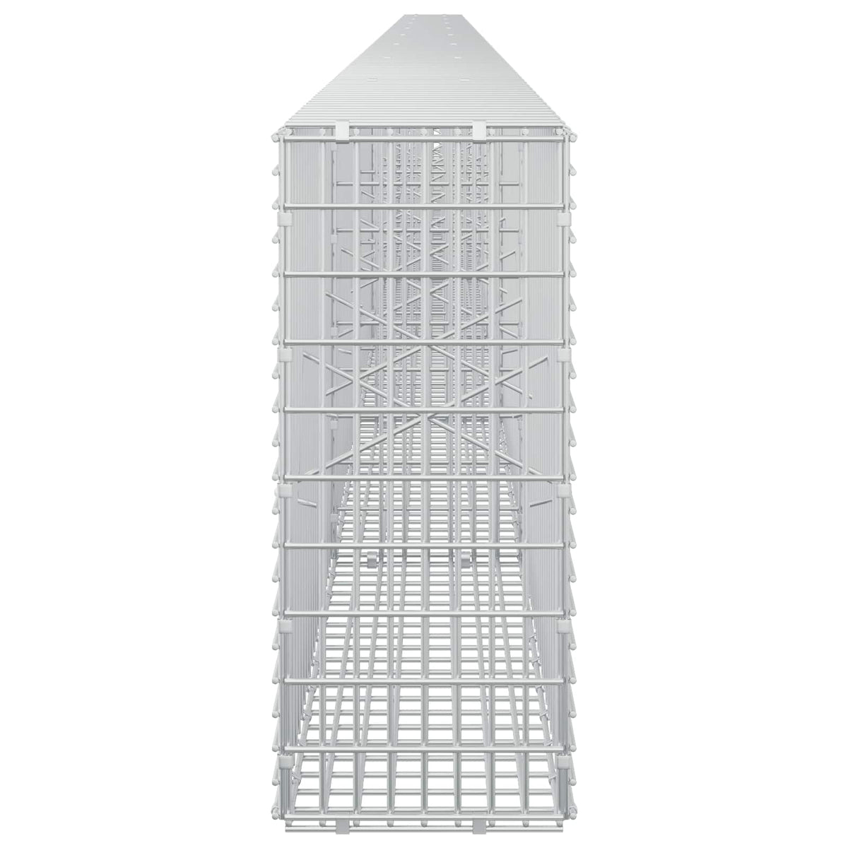 Gabionas su 5 mm viela ir 5x2,5 cm tinkleliu 850x20x50 cm