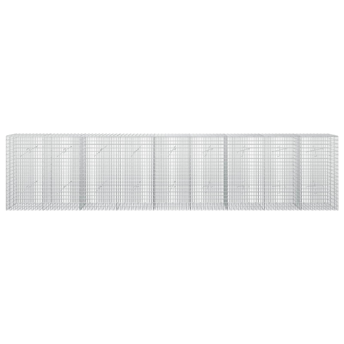 Gabionas su 5 mm viela ir 5x2,5 cm tinkleliu 450x20x100 cm