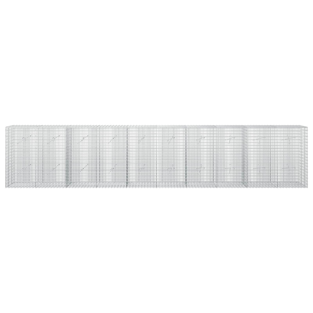 Gabionas su 5 mm viela ir 5x2,5 cm tinkleliu 500x20x100 cm