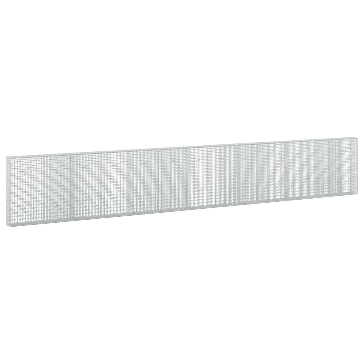 Gabionas su 5 mm viela ir 5x2,5 cm tinkleliu 650x20x100 cm