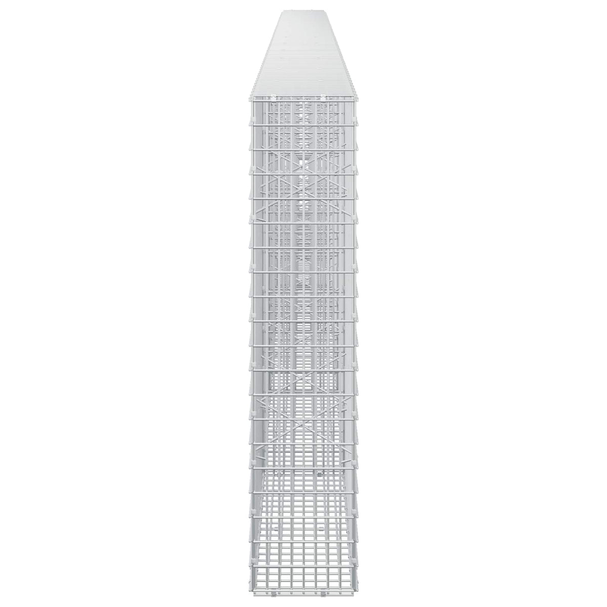 Gabionas su 5 mm viela ir 5x2,5 cm tinkleliu 650x20x100 cm
