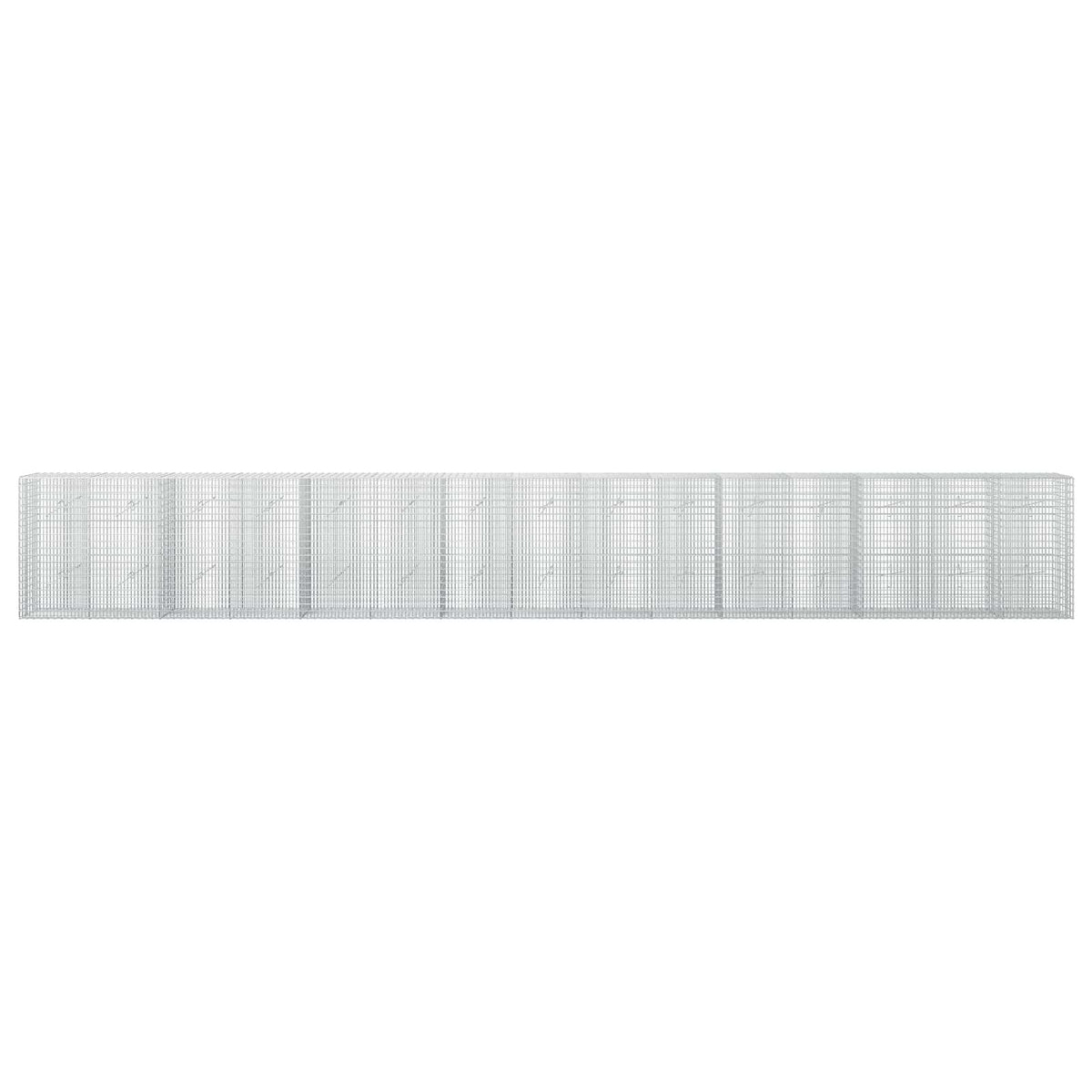 Gabionas su 5 mm viela ir 5x2,5 cm tinkleliu 750x20x100 cm