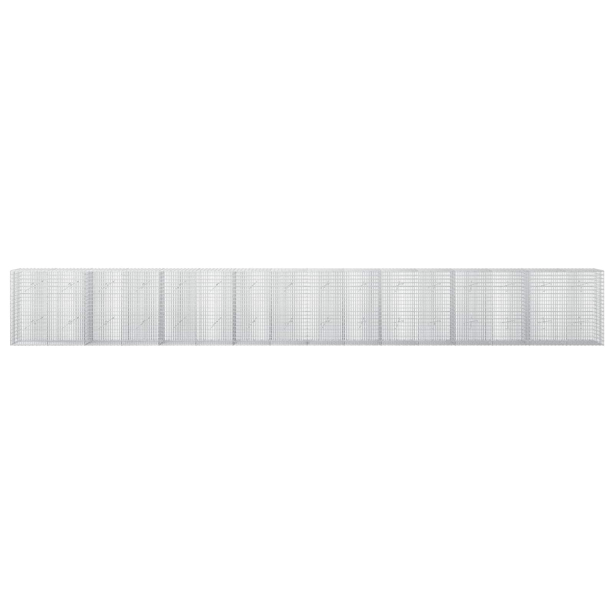 Gabionas su 5 mm viela ir 5x2,5 cm tinkleliu 800x20x100 cm