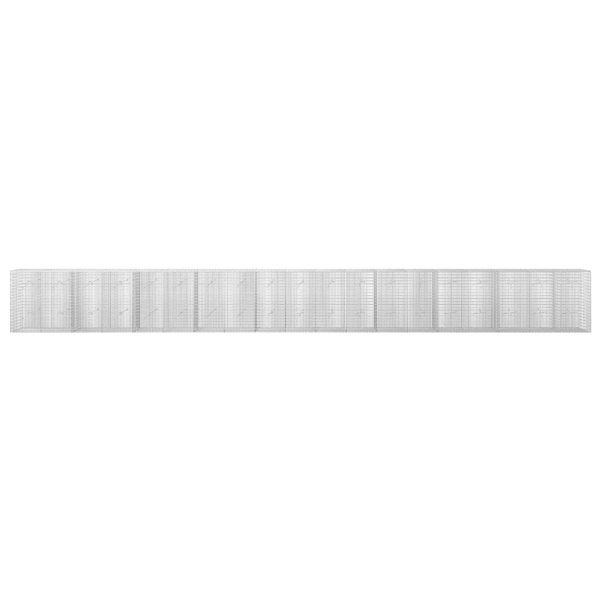 Gabionas su 5 mm viela ir 5x2,5 cm tinkleliu 950x20x100 cm