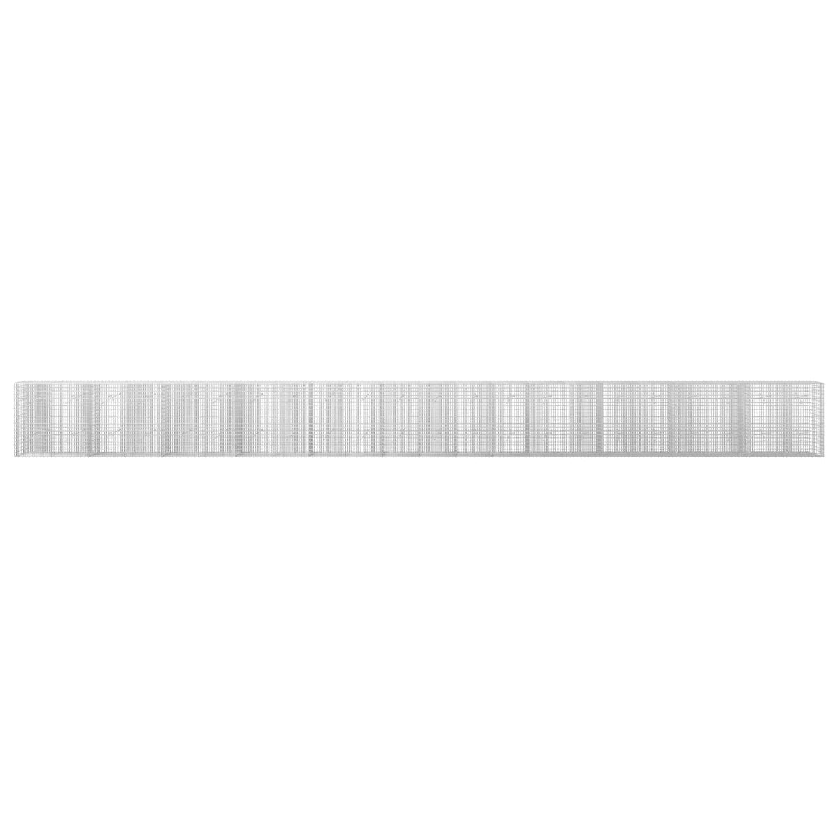 Gabionas su 5 mm viela ir 5x2,5 cm tinkleliu 1100x20x100 cm