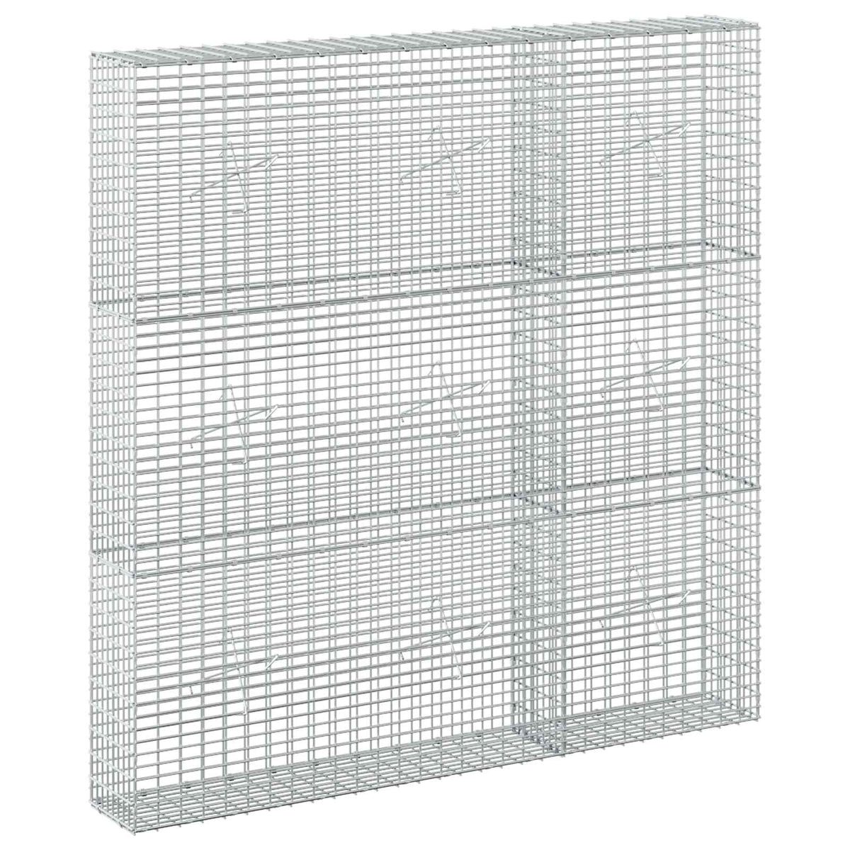 Gabionas su 5 mm viela ir 5x2,5 cm tinkleliu 150x20x150 cm