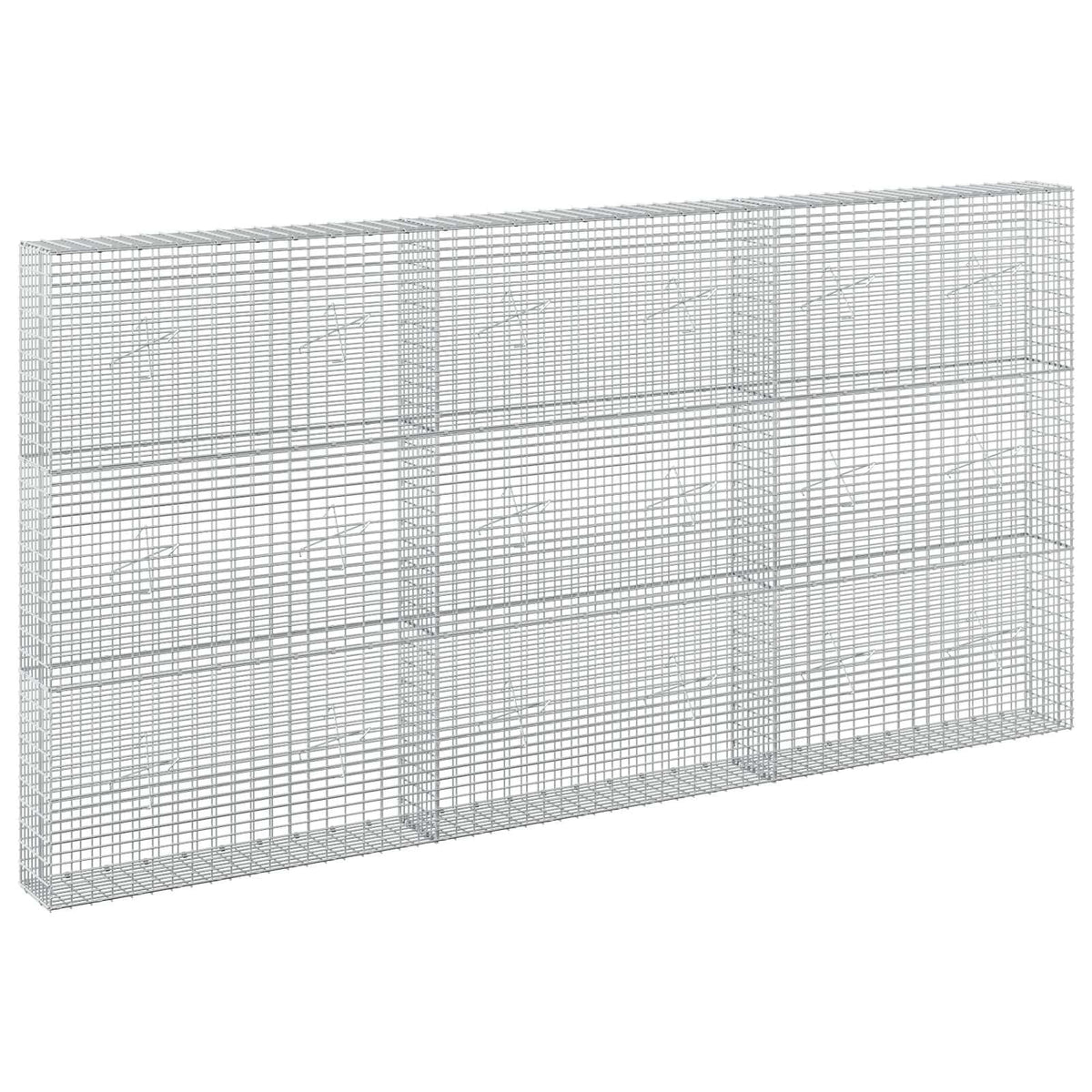 Gabionas su 5 mm viela ir 5x2,5 cm tinkleliu 300x20x150 cm