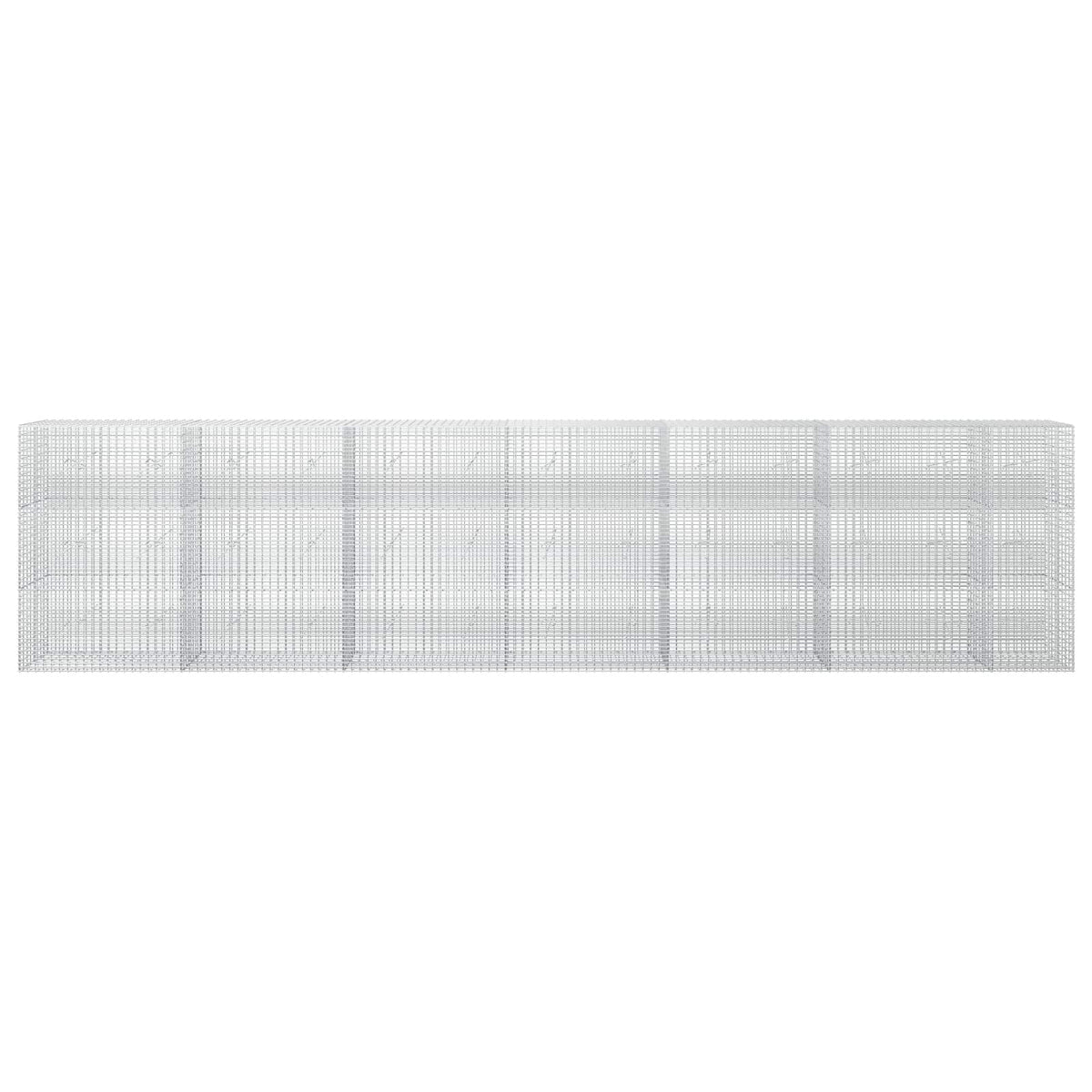 Gabionas su 5 mm viela ir 5x2,5 cm tinkleliu 650x20x150 cm