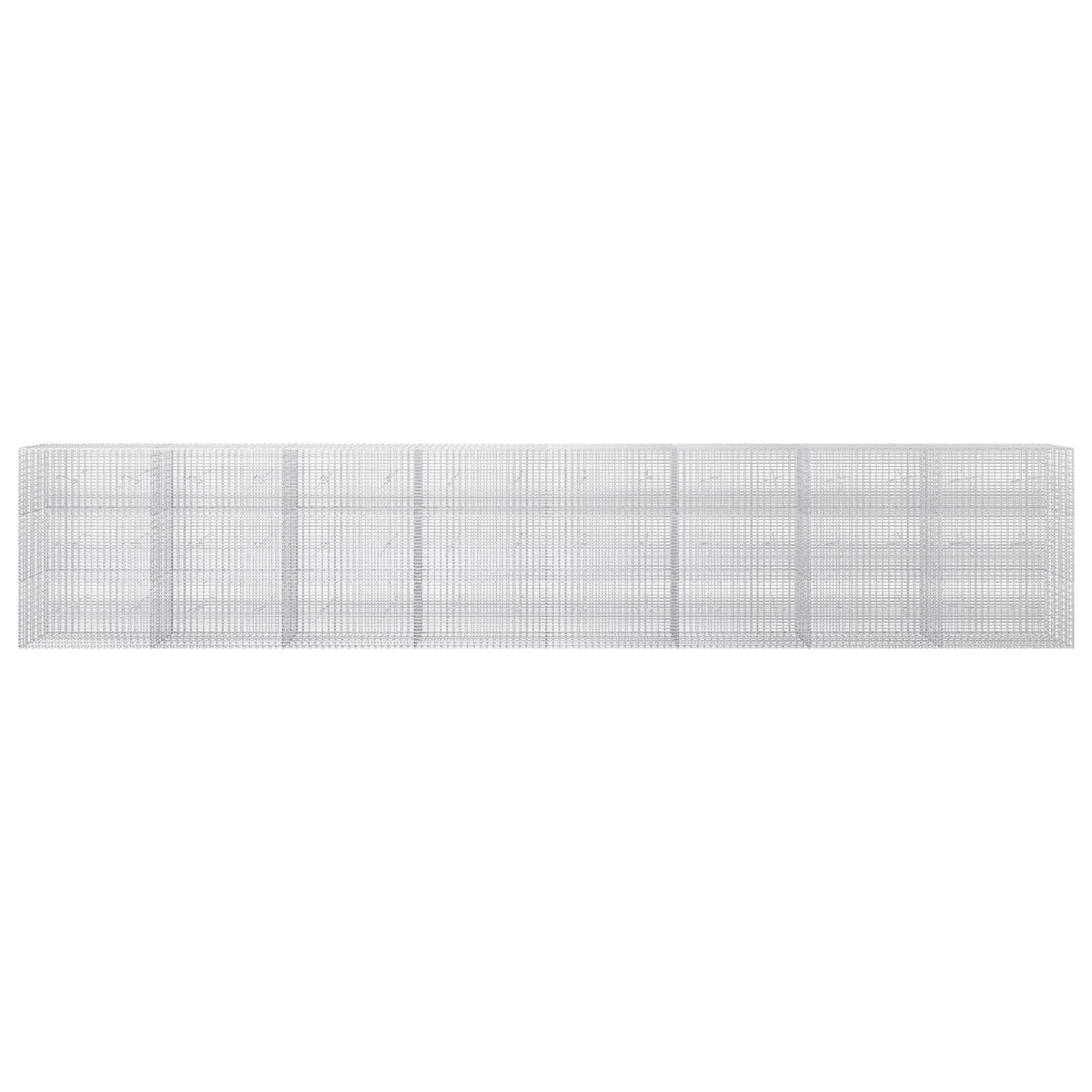 Gabionas su 5 mm viela ir 5x2,5 cm tinkleliu 800x20x150 cm