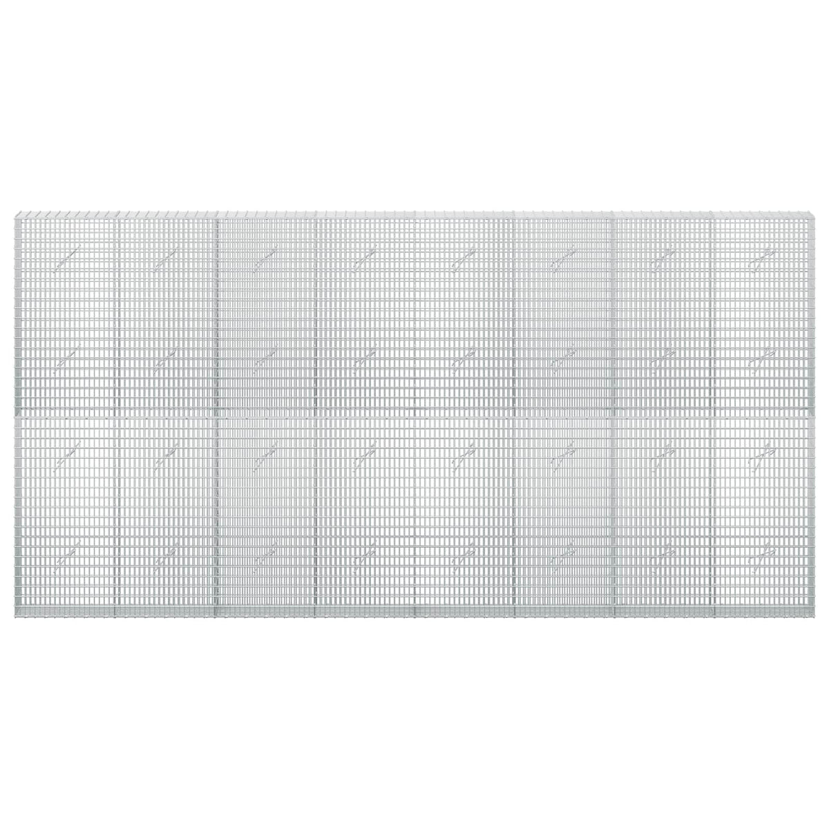 Gabionas su 5 mm viela ir 5x2,5 cm tinkleliu 400x20x200 cm