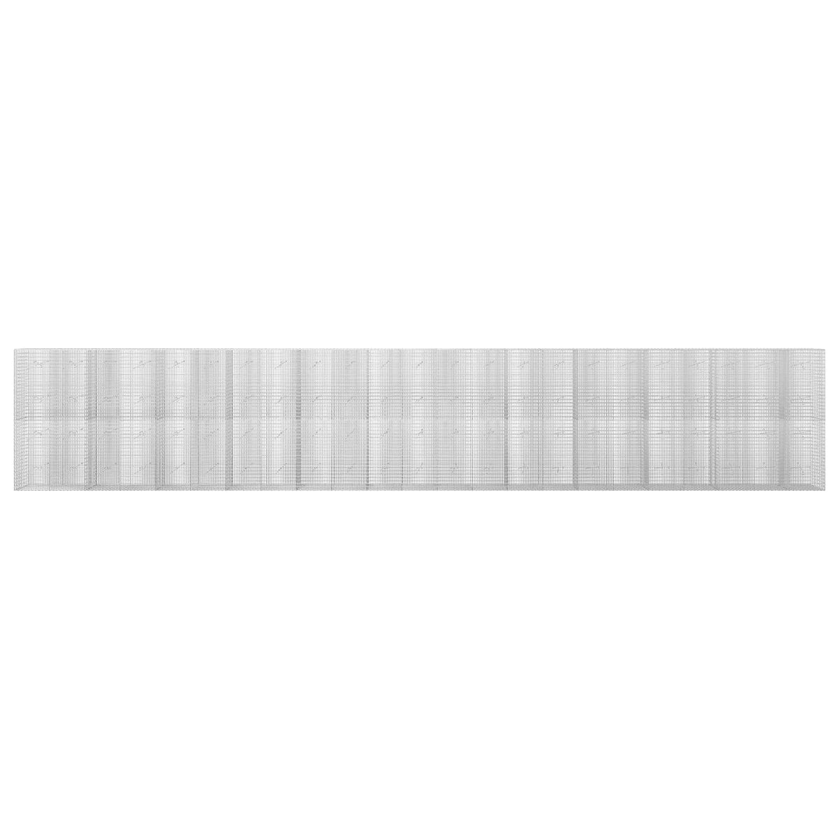 Gabionas su 5 mm viela ir 5x2,5 cm tinkleliu 1150x20x200 cm