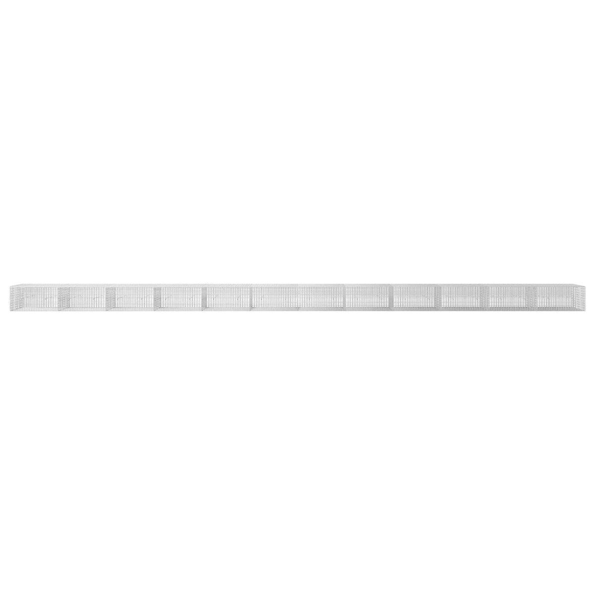 Gabionas su 5 mm viela ir 5x2,5 cm tinkleliu 1200x30x50 cm