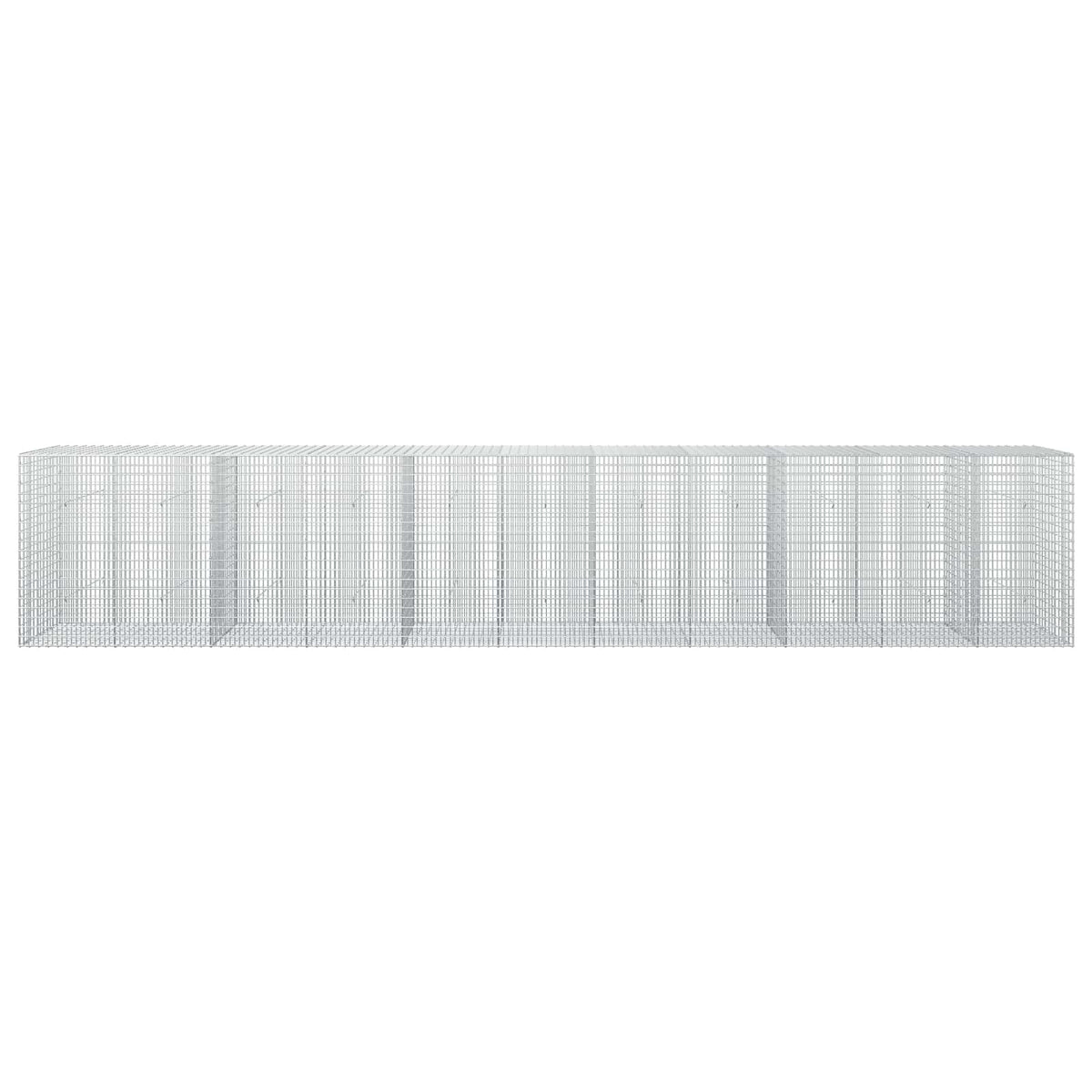 Gabionas su 5 mm viela ir 5x2,5 cm tinkleliu 550x30x100 cm