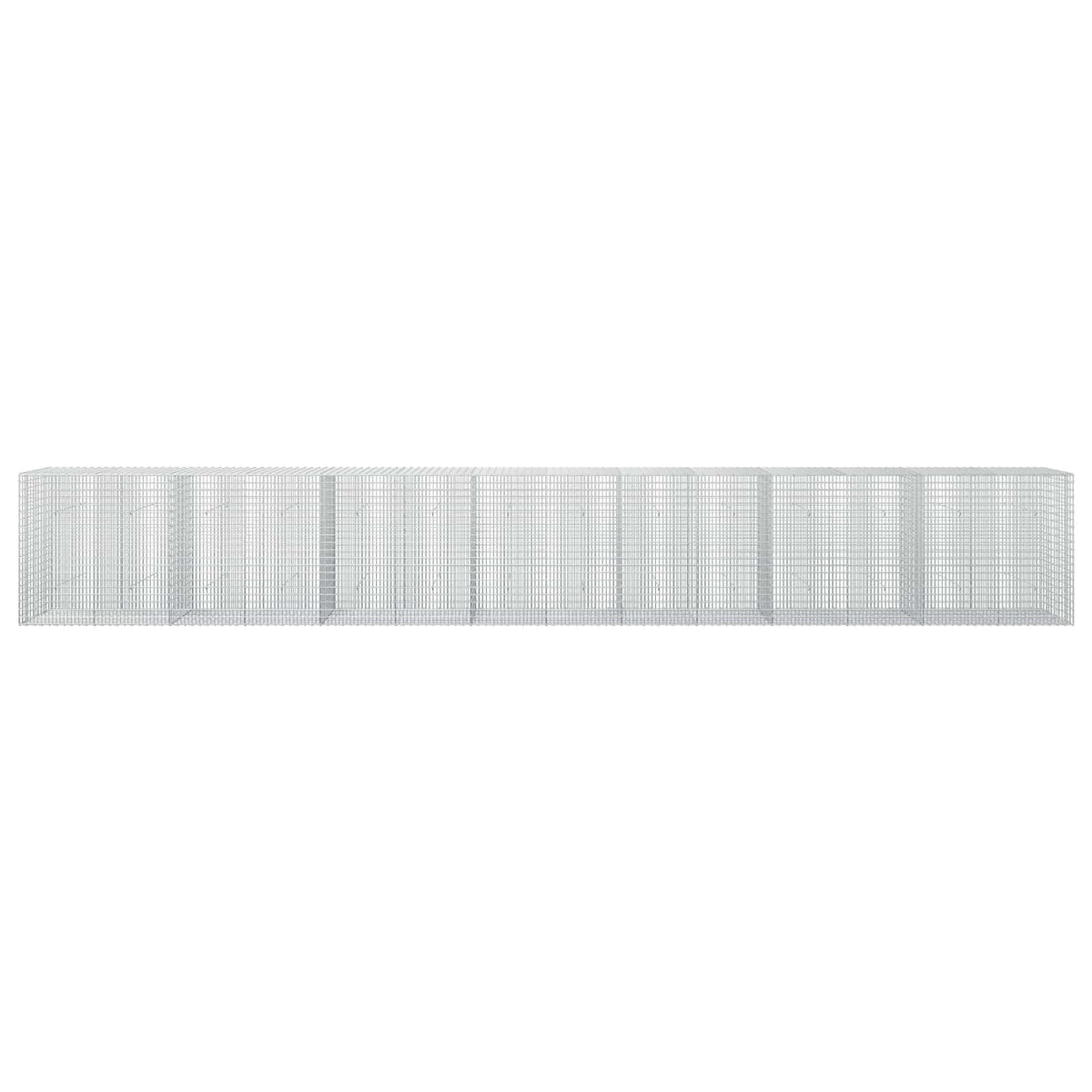 Gabionas su 5 mm viela ir 5x2,5 cm tinkleliu 700x30x100 cm