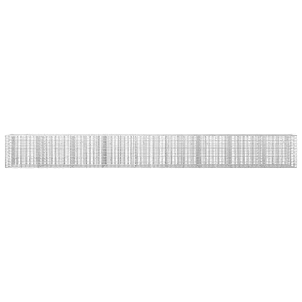 Gabionas su 5 mm viela ir 5x2,5 cm tinkleliu 900x30x100 cm