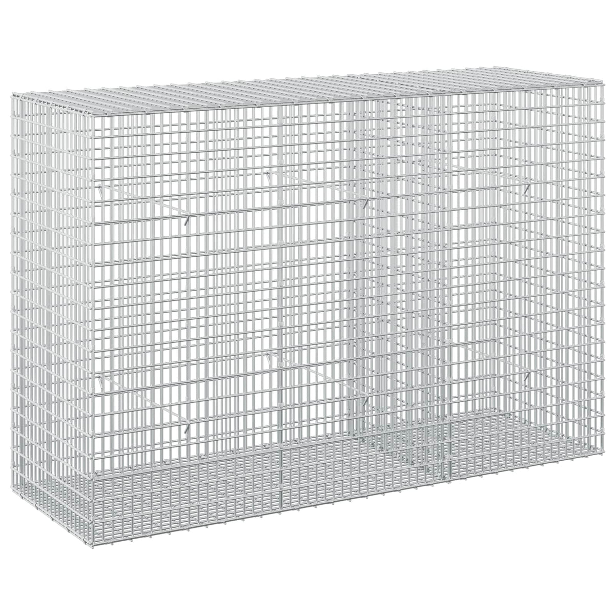 Gabionas su 5 mm viela ir 5x2,5 cm tinkleliu 150x50x100 cm