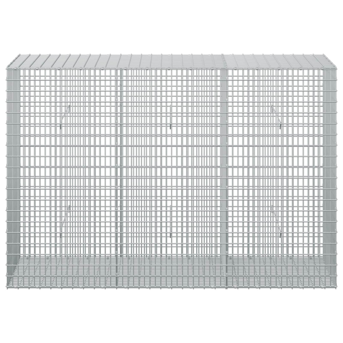Gabionas su 5 mm viela ir 5x2,5 cm tinkleliu 150x50x100 cm