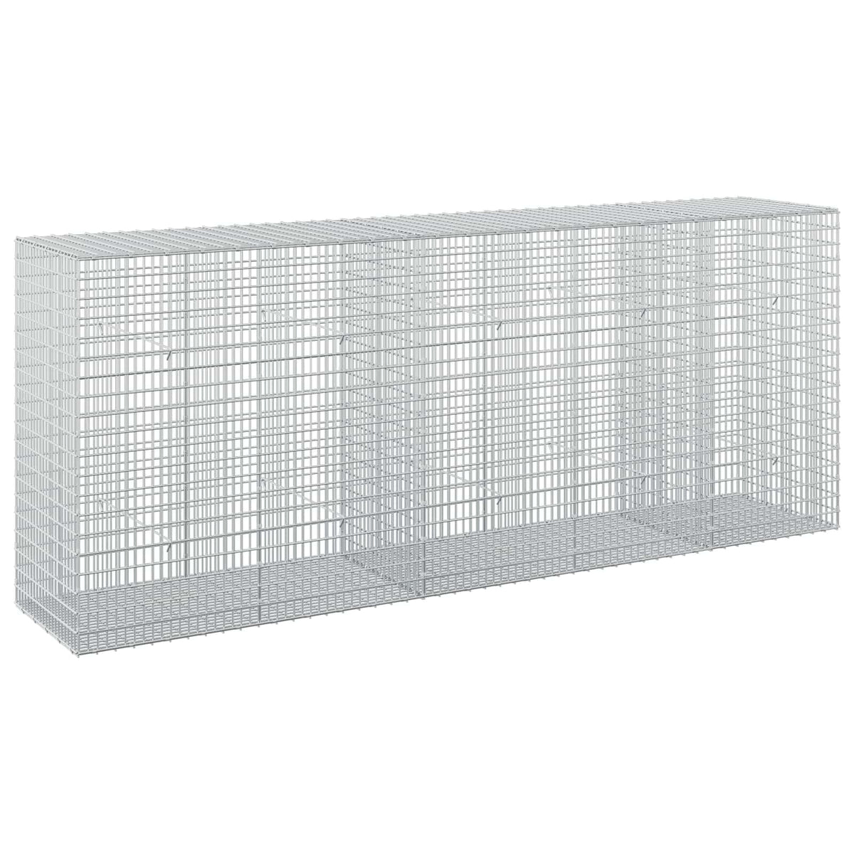 Gabionas su 5 mm viela ir 5x2,5 cm tinkleliu 250x50x100 cm