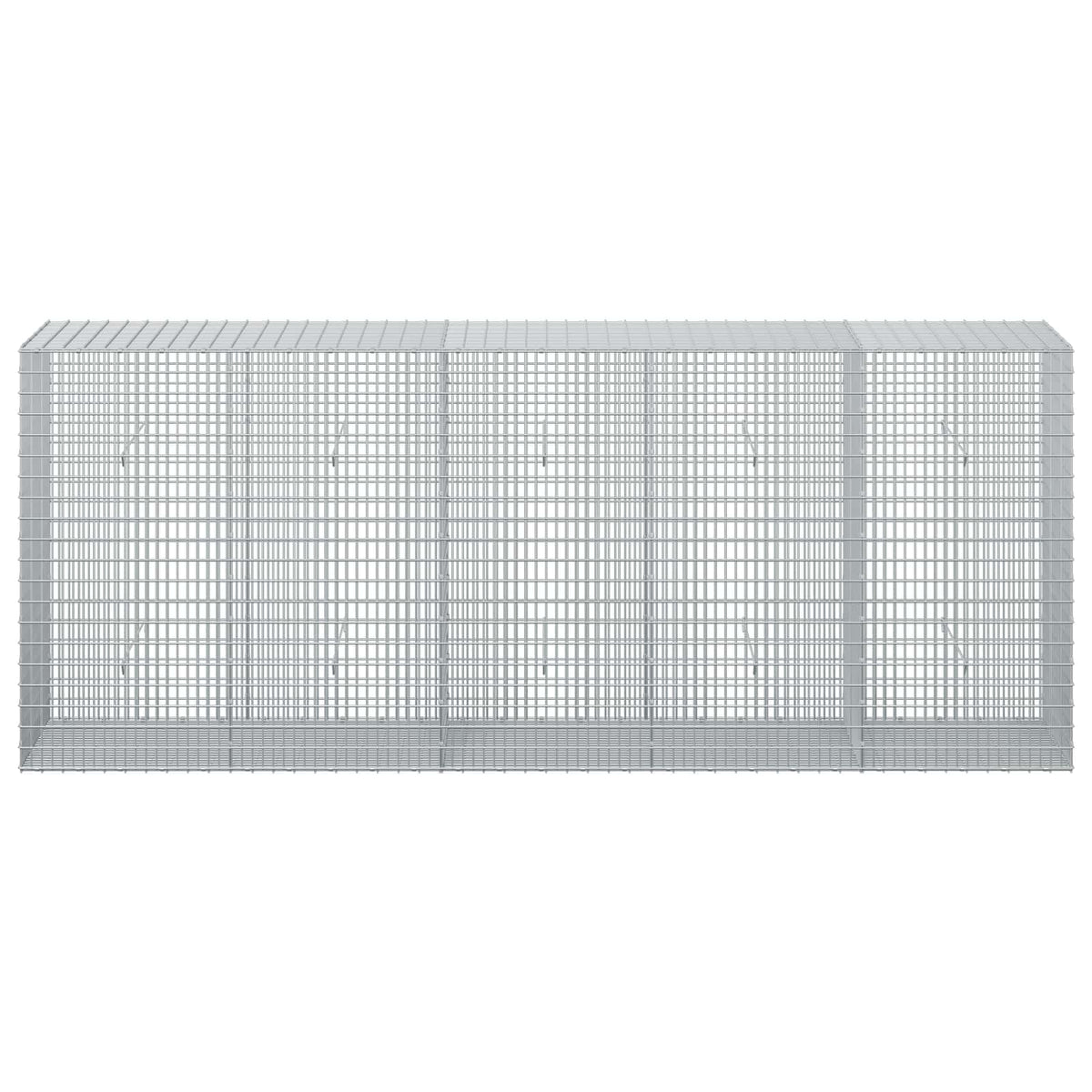 Gabionas su 5 mm viela ir 5x2,5 cm tinkleliu 250x50x100 cm