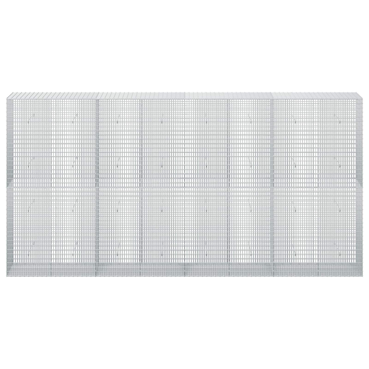 Gabionas su 5 mm viela ir 5x2,5 cm tinkleliu 400x50x200 cm