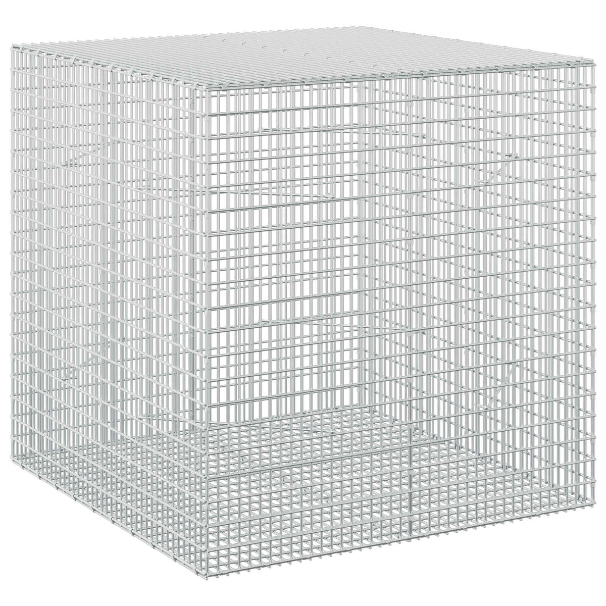 Gabionas su 5 mm viela ir 5x2,5 cm tinkleliu 100x100x100 cm