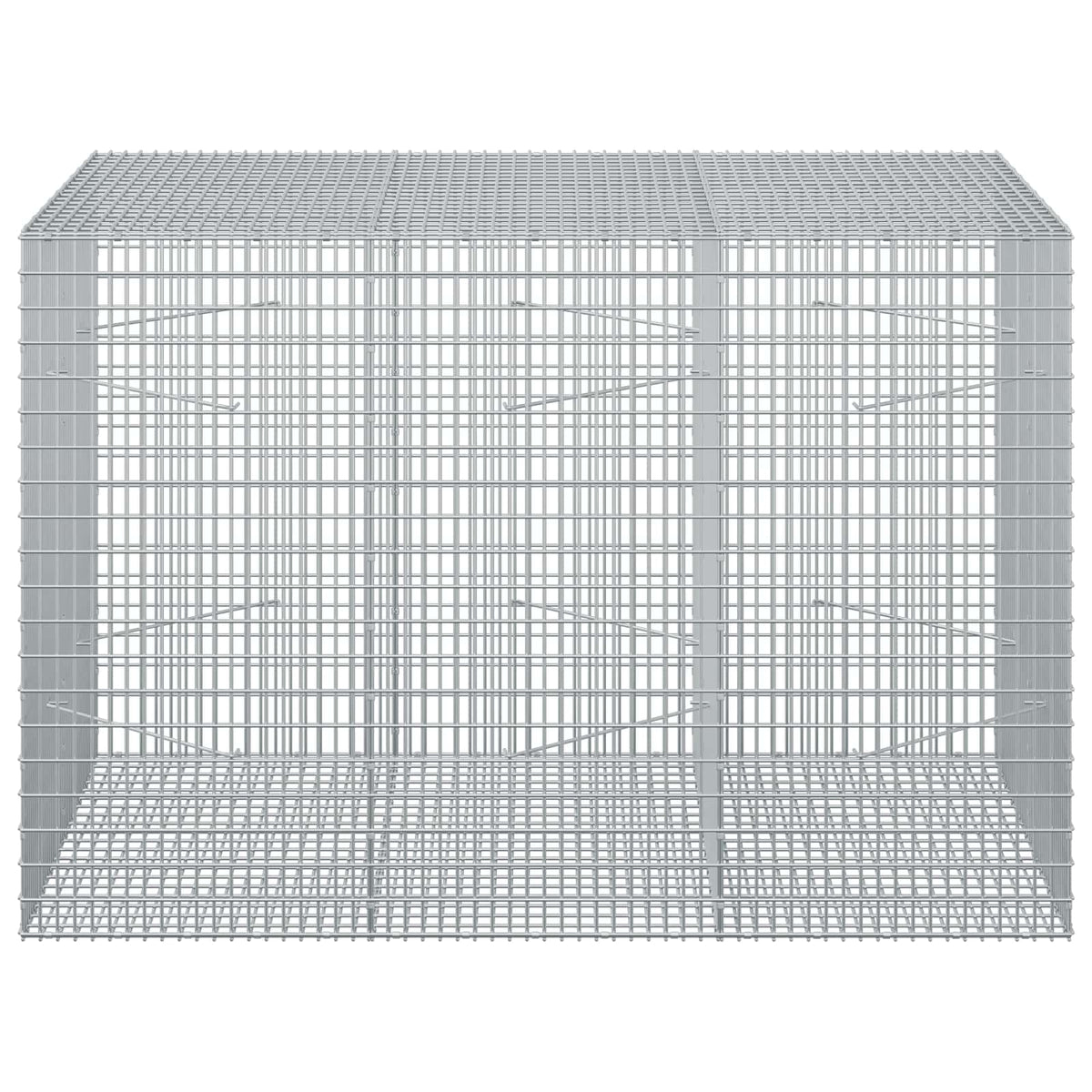 Gabionas su 5 mm viela ir 5x2,5 cm tinkleliu 150x100x100 cm