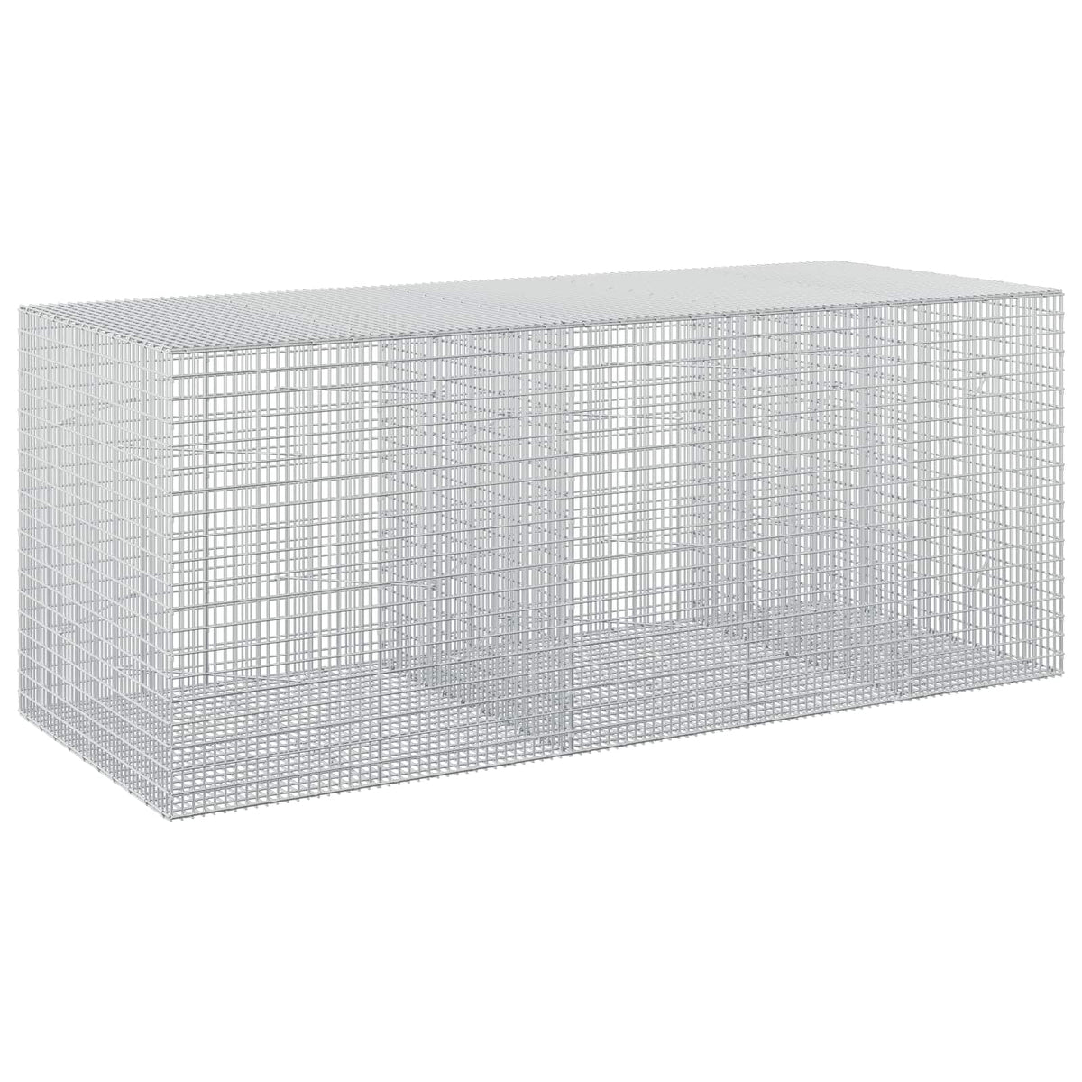 Gabionas su 5 mm viela ir 5x2,5 cm tinkleliu 250x100x100 cm