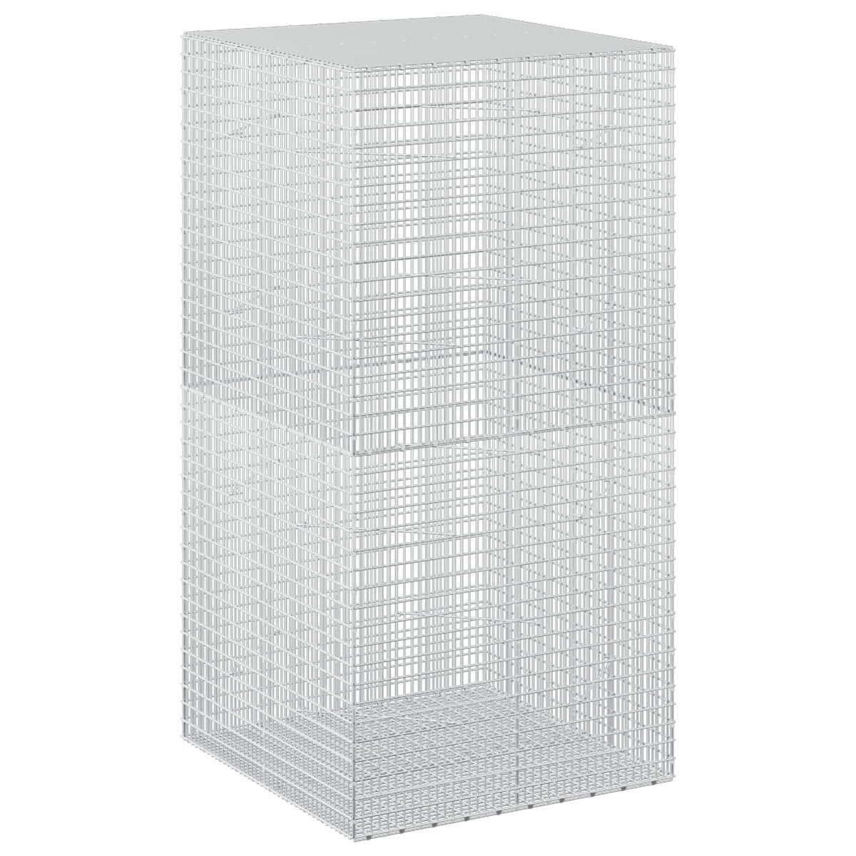 Gabionas su 5 mm viela ir 5x2,5 cm tinkleliu 100x100x200 cm