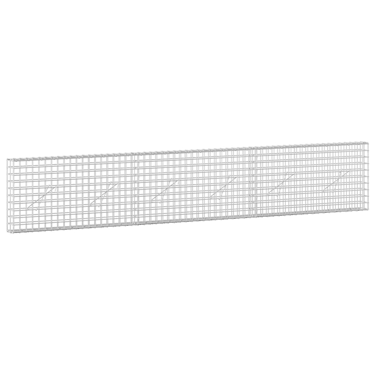 Gabionas su 5 mm viela ir 5x5 cm tinkleliu 300x10x50 cm