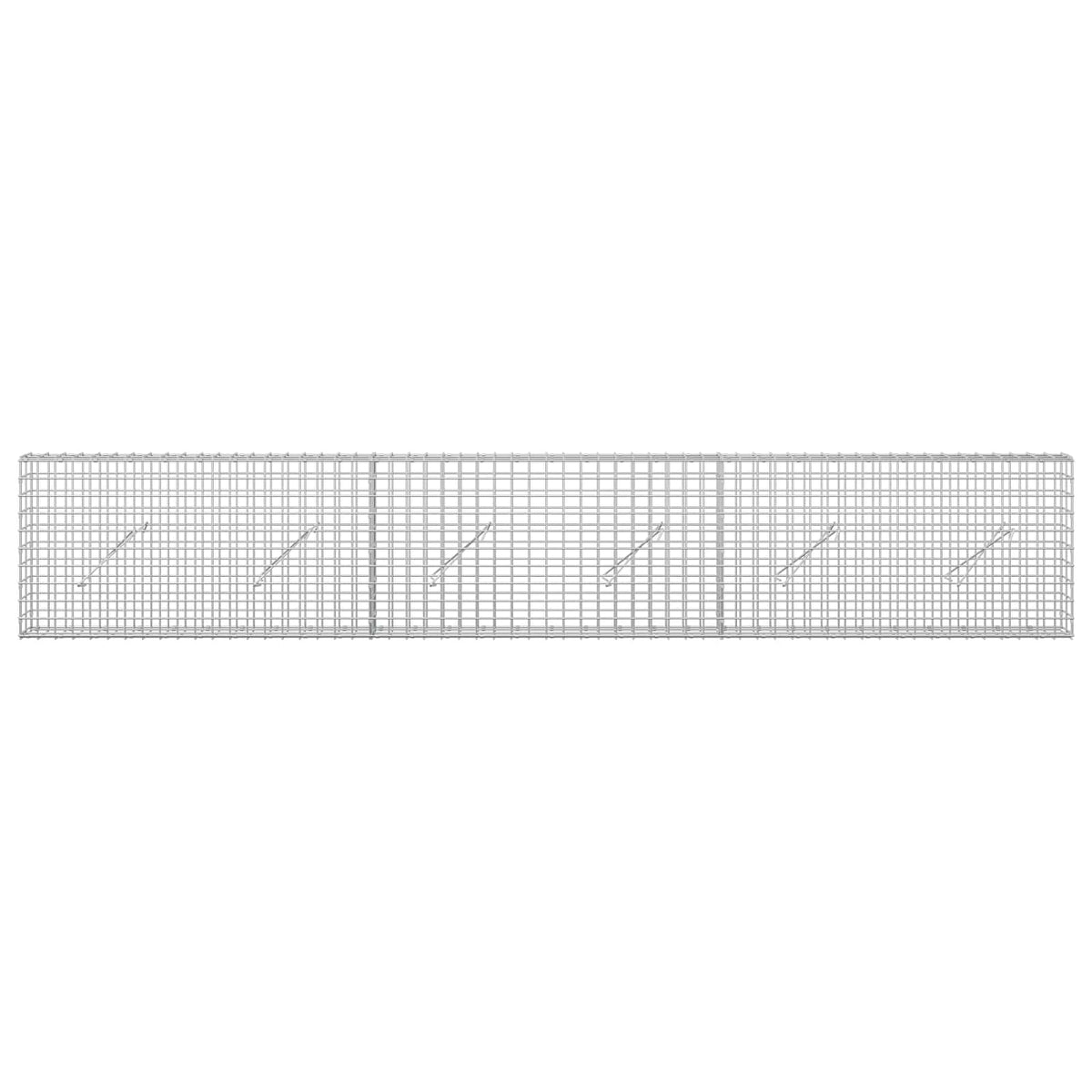 Gabionas su 5 mm viela ir 5x5 cm tinkleliu 300x10x50 cm
