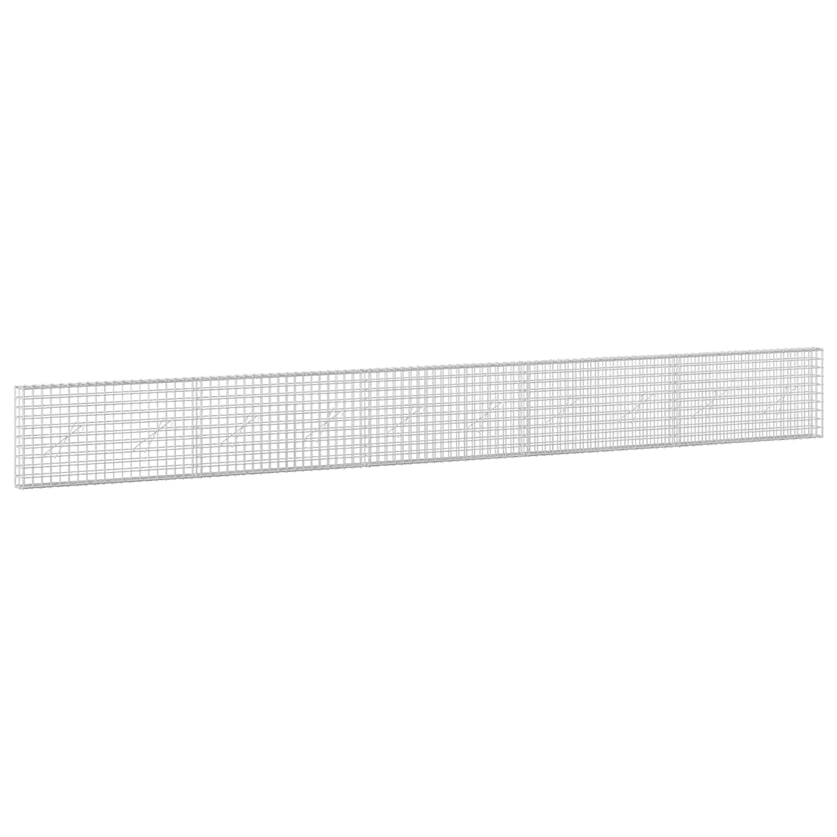 Gabionas su 5 mm viela ir 5x5 cm tinkleliu 500x10x50 cm