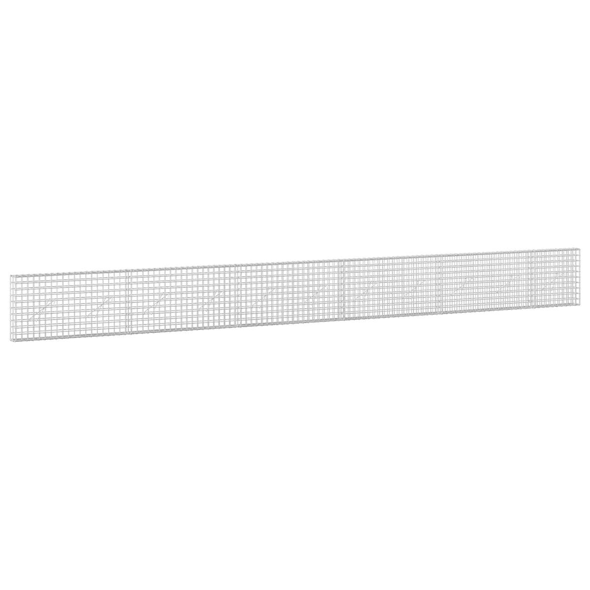 Gabionas su 5 mm viela ir 5x5 cm tinkleliu 550x10x50 cm