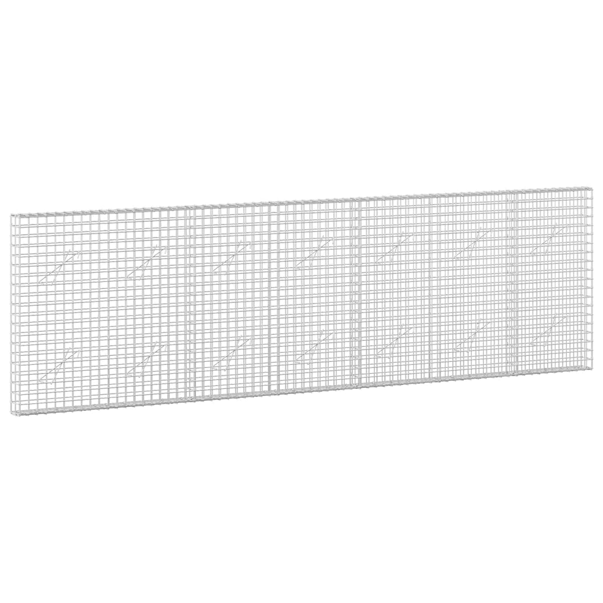 Gabionas su 5 mm viela ir 5x5 cm tinkleliu 350x10x100 cm