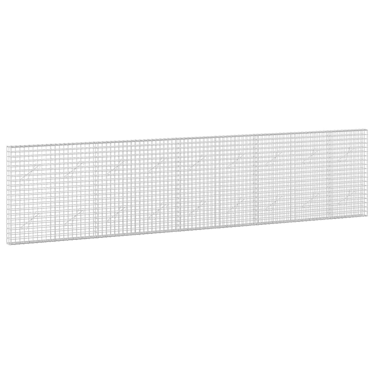 Gabionas su 5 mm viela ir 5x5 cm tinkleliu 450x10x100 cm